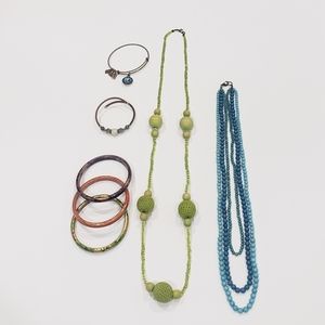 Boho Necklace and Bracelet Set